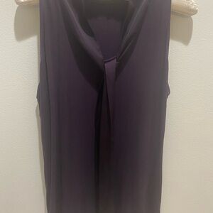 The Limited Deep Purple Sleeveless Blouse